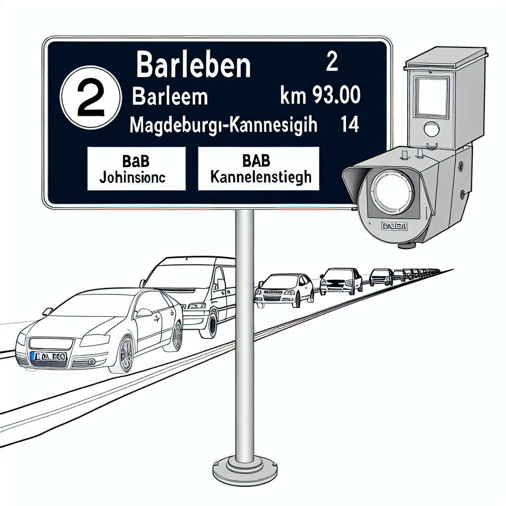 Messstelle Barleben, Barleben, BAB 2, km 93.000, zwischen Anschlussstelle BAB 14 und Magdeburg-Kannenstieg, Ri. Berlin
