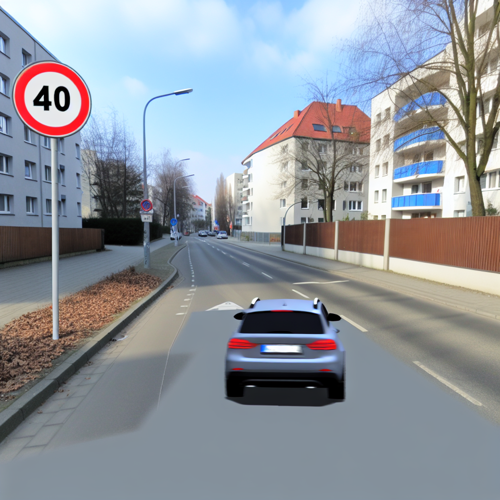 Bußgeld 30 km/h Zone