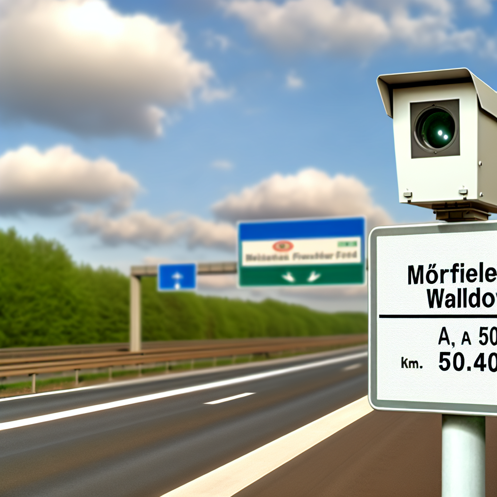 Messstelle Mörfelden Walldorf, A 5, km 504.043, Fahrtrichtung Frankfurt