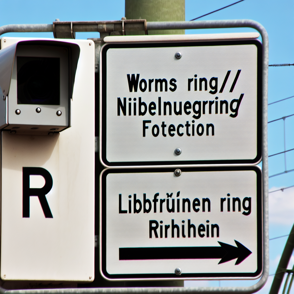 Messstelle Worms, Nibelungenring/Ehem. Einmündung, Liebfrauenring FR Rheinbrücken