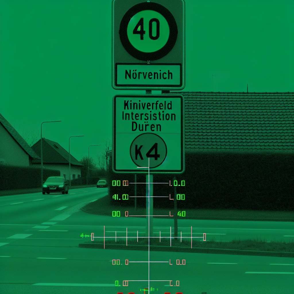 Messstelle Nörvenich, L 271 bei Binsfeld, Einmündg. K 44, Rtg. Düren