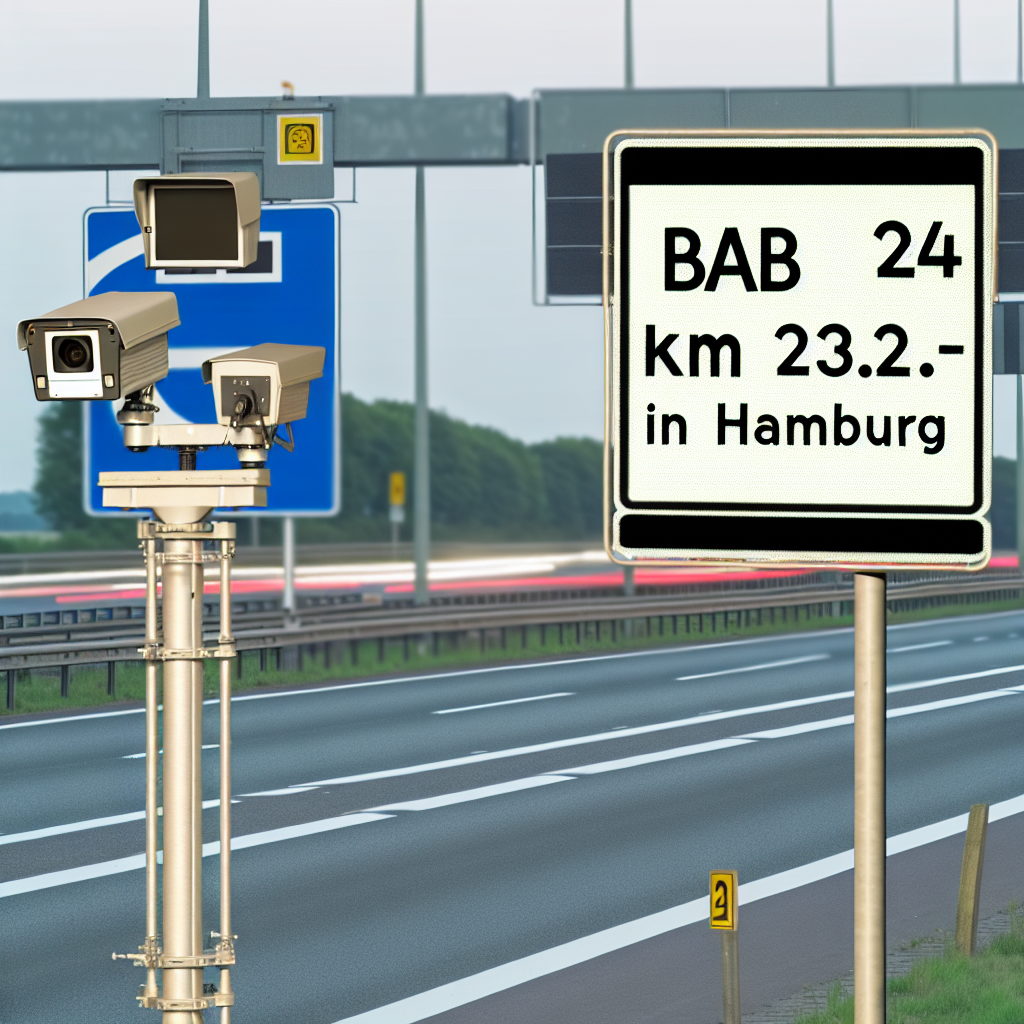 Messstelle BAB 24, km 232.6 in FR Hamburg