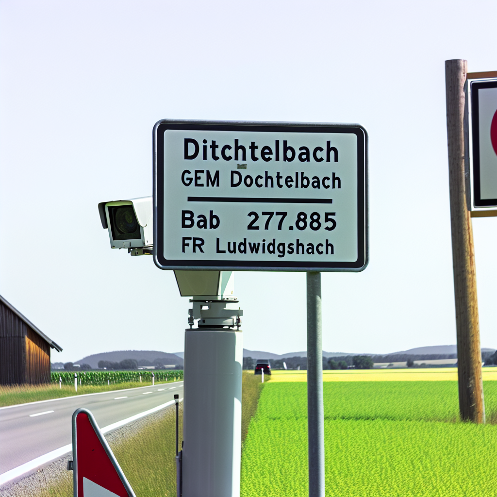 Messstelle Dichtelbach, Gem Dochtelbach, BAB 61, km 272.985 FR Ludwigshafen