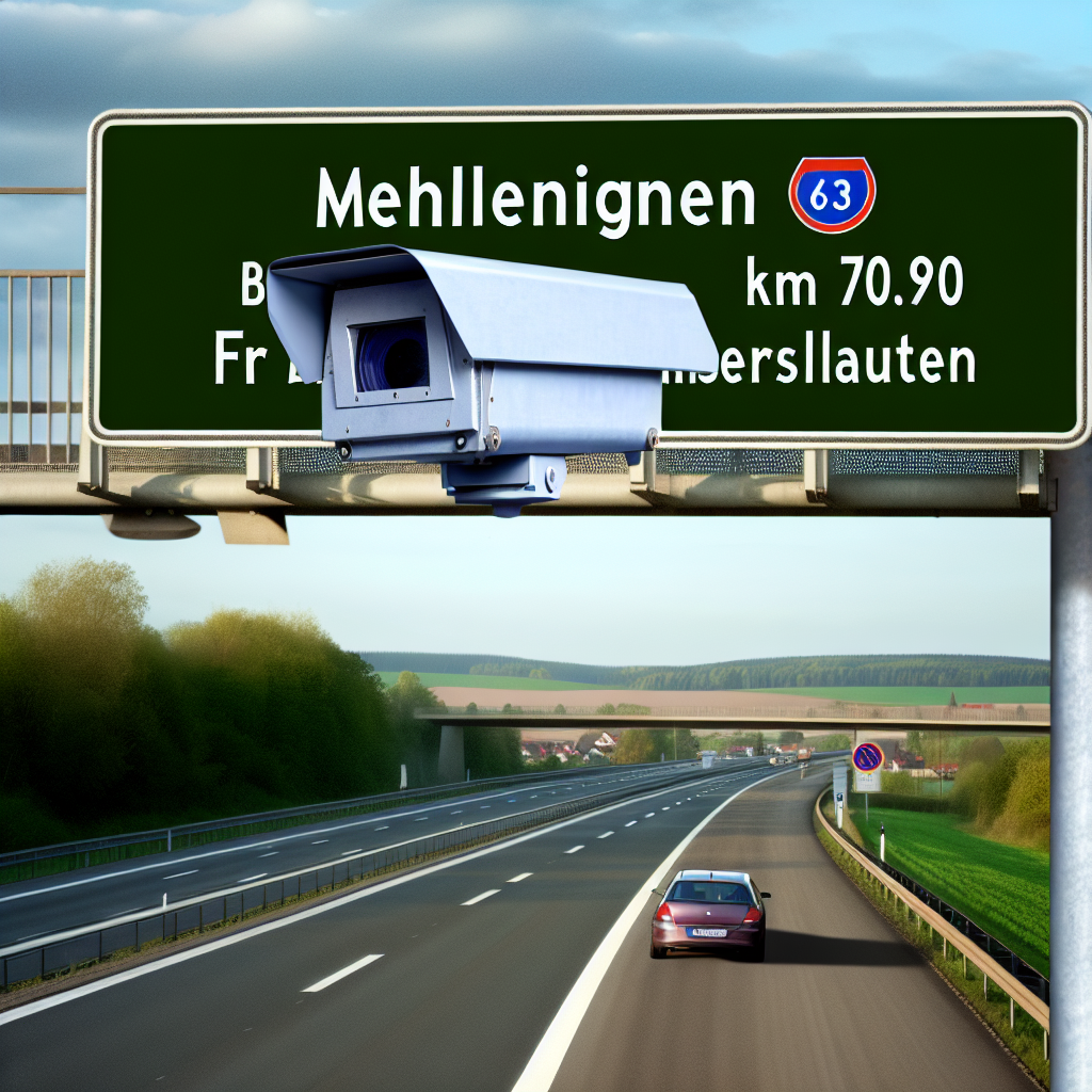 Messstelle Mehlingen, Gem. Mehlingen, BAB 63, km 70.90 FR Kaiserslautern