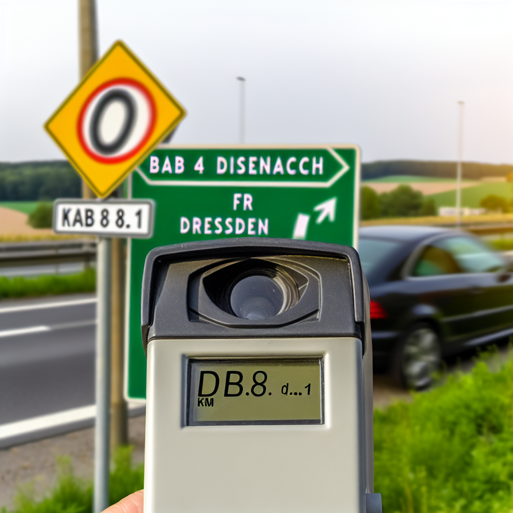 Messstelle BAB 4, km 8.1, Dem. Dresden, FR Eisenach - Dresden