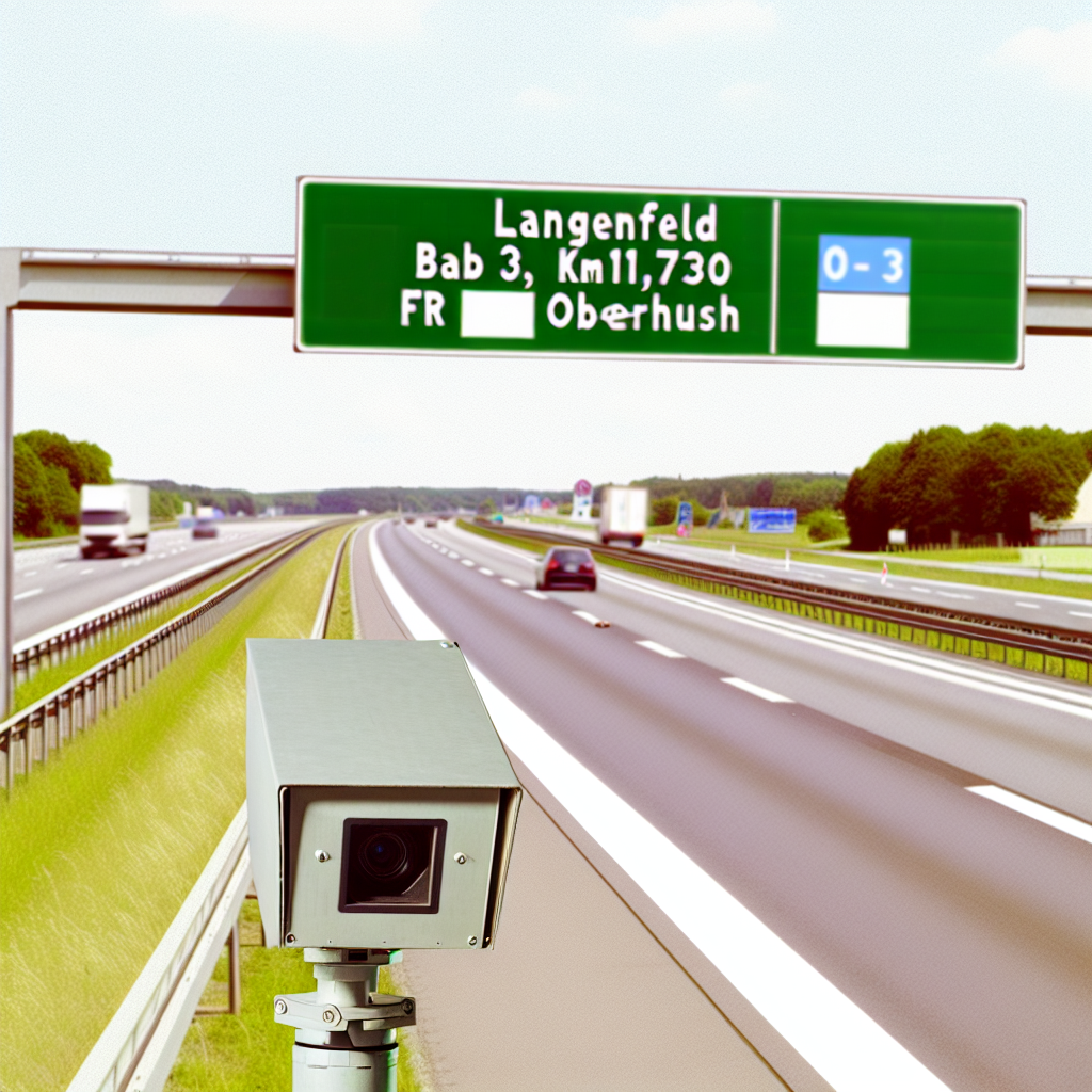 Messstelle Langenfeld, BAB 3, km 114.730, FR Oberhausen
