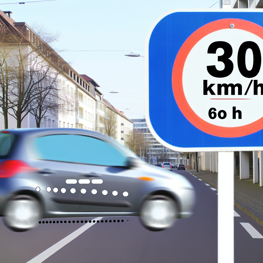 Bußgeld 30 km/h