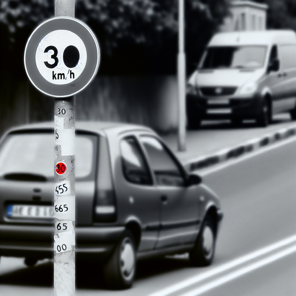 Bußgeld 30 km/h