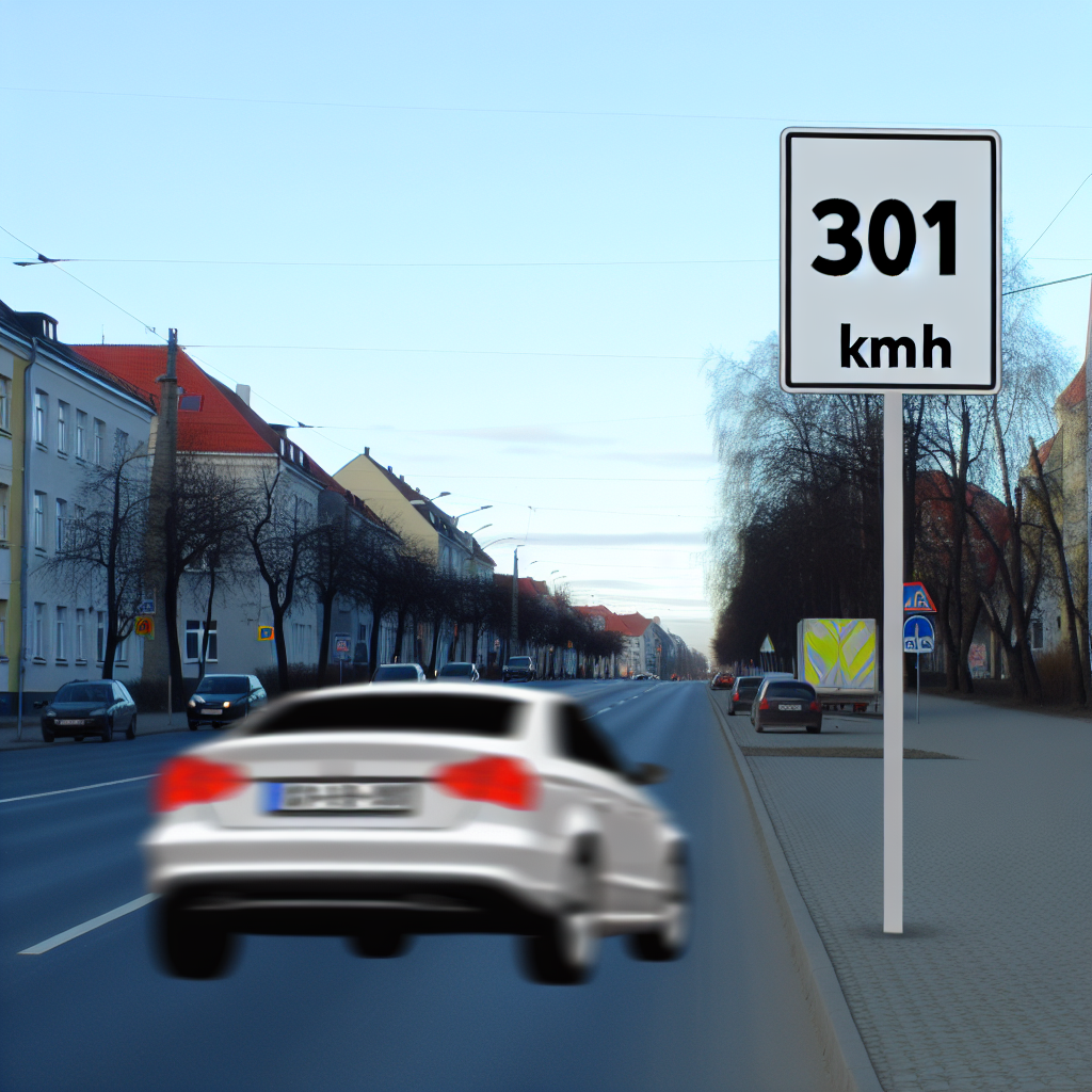 Bußgeld 30 km/h