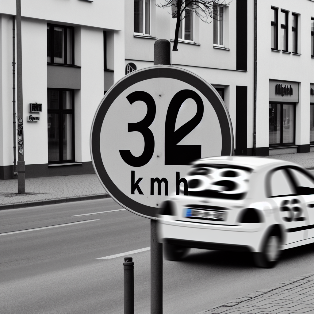 Bußgeld 30 km/h