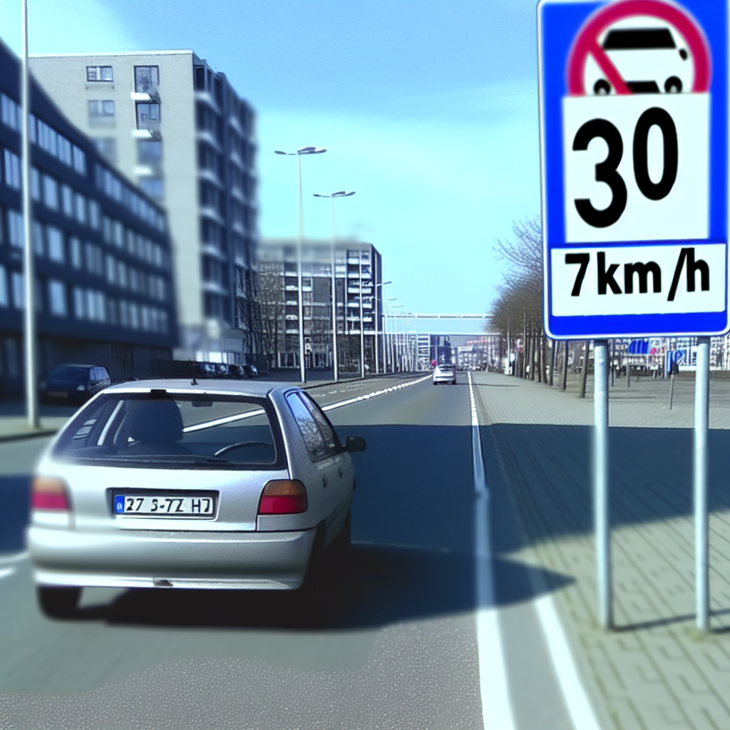 Bußgeld 30 km/h