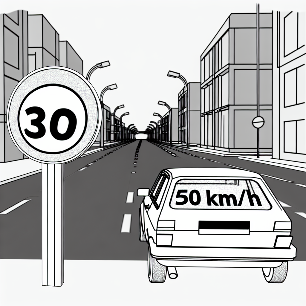 Bußgeld 30 km/h Zone