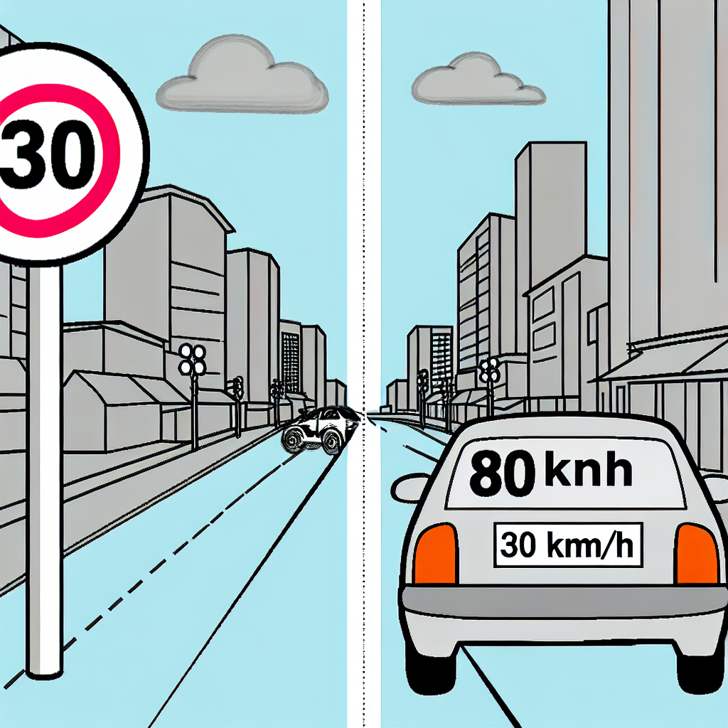 Bußgeld 30 km/h