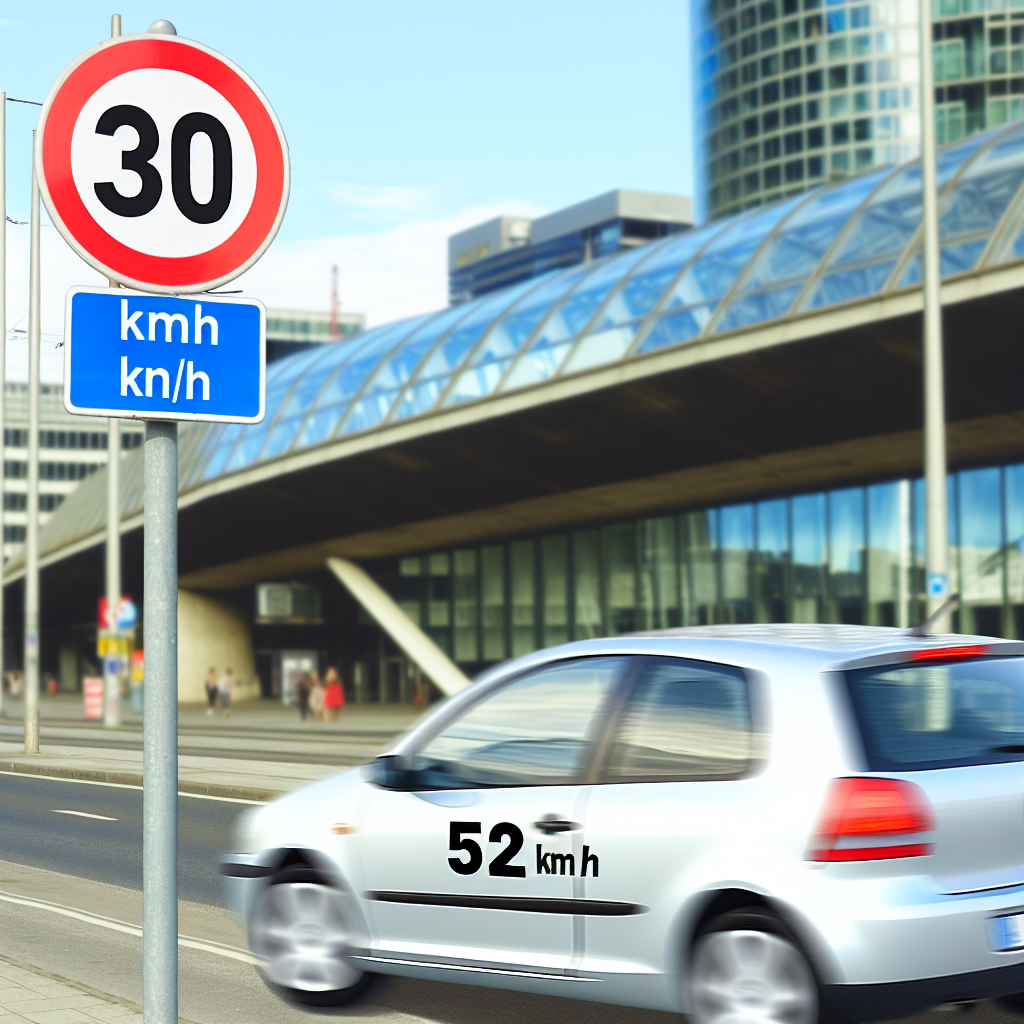 Bußgeld 30 km/h Zone