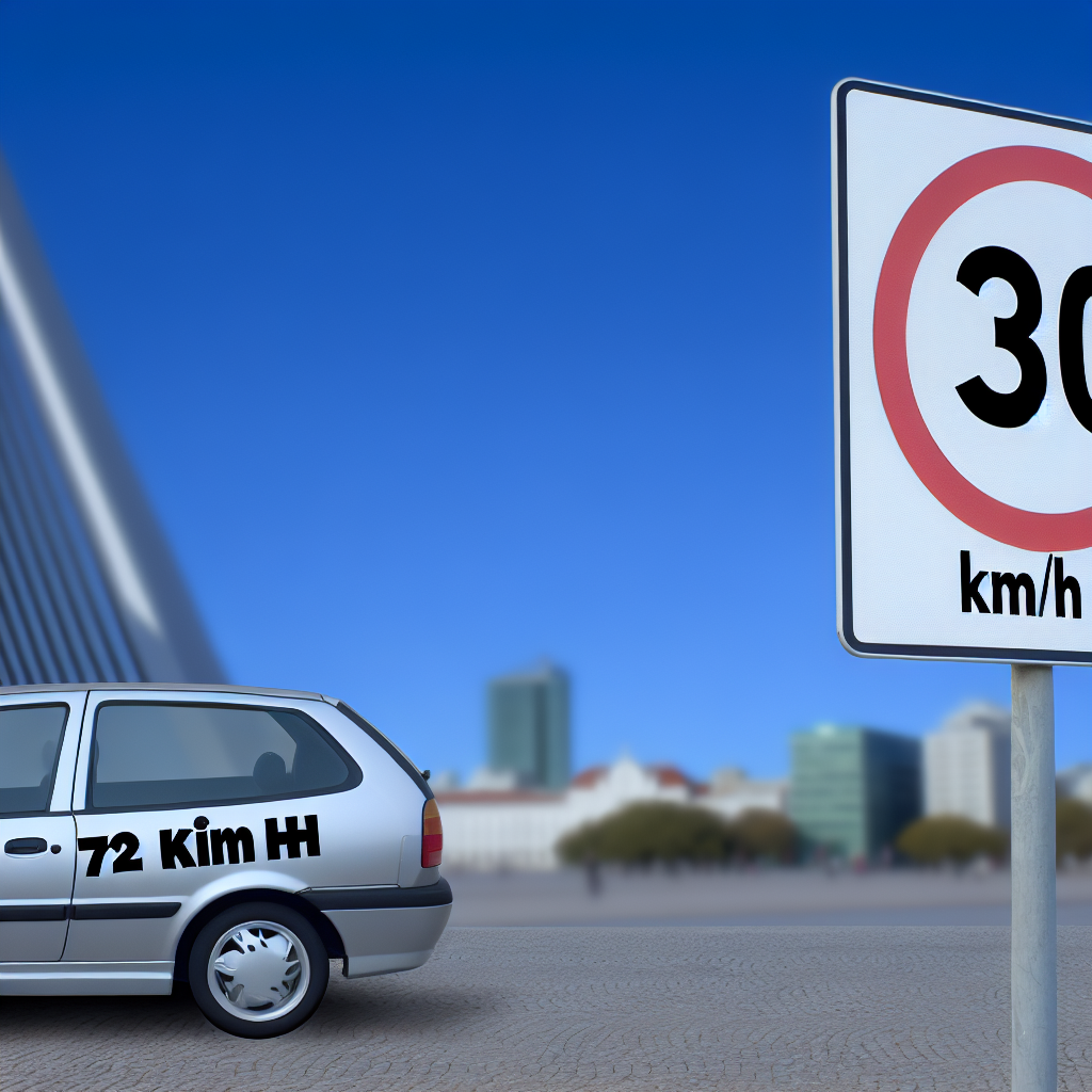 Bußgeld 30 km/h Zone