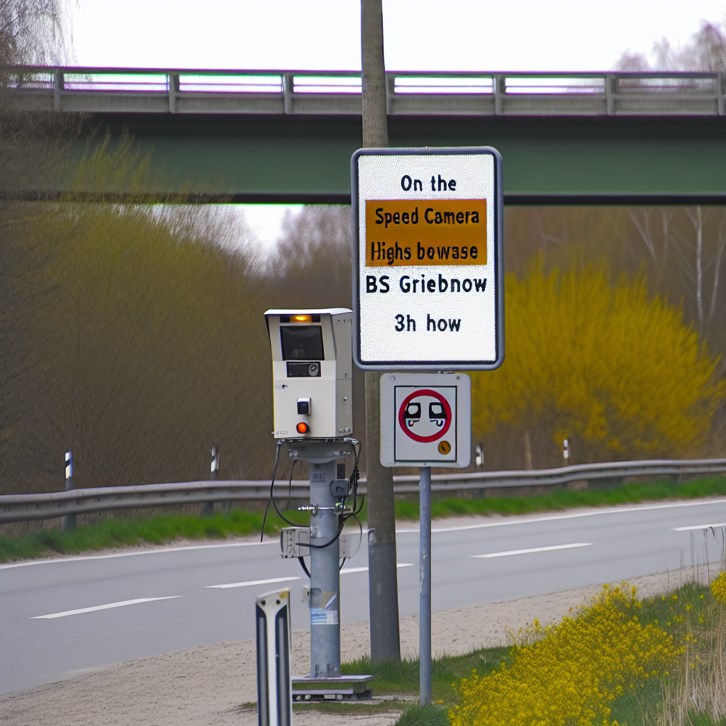 Messstelle Auf der B 109, Autobahnbrücke bs Griebenow