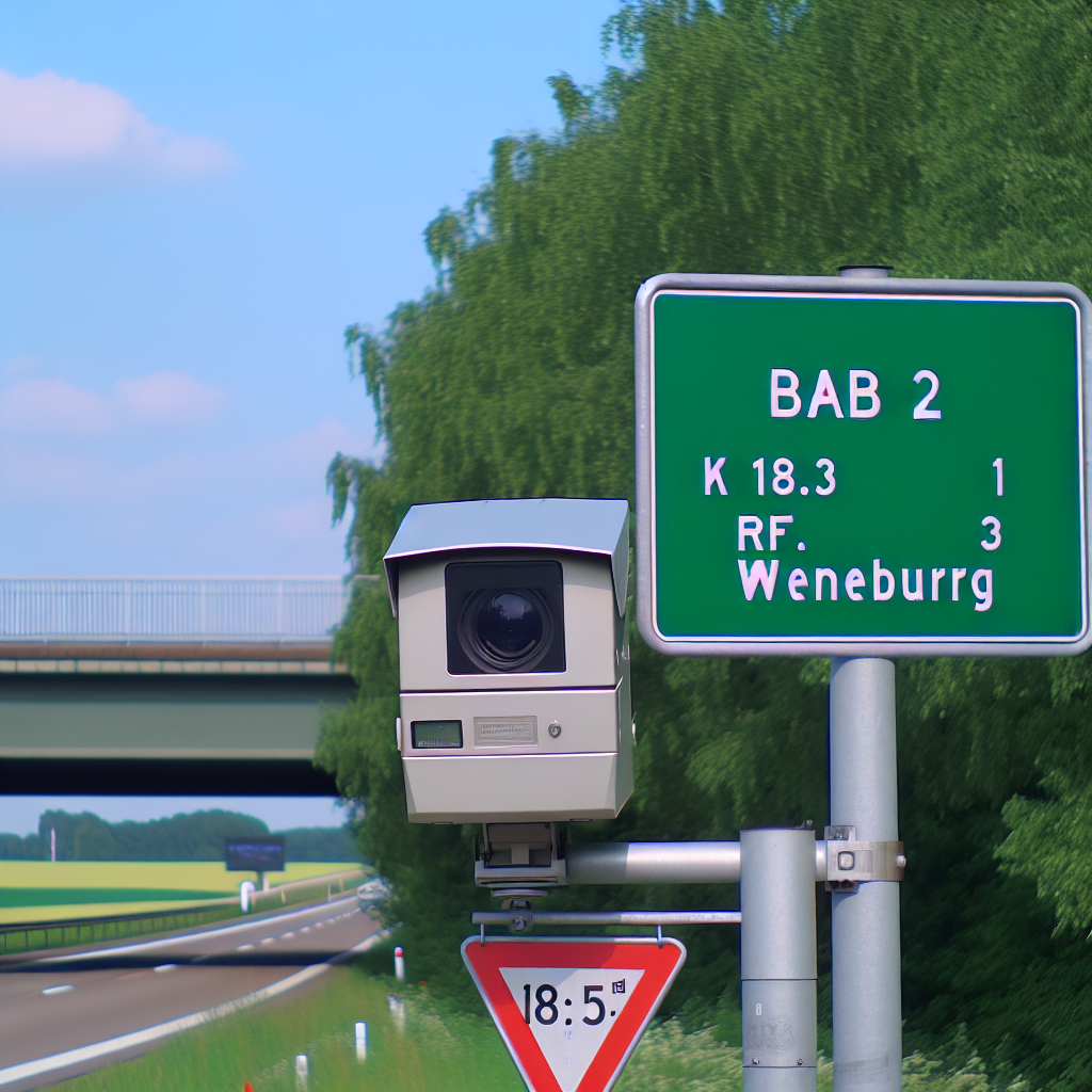 Messstelle BAB 2, km 183.2, RF Hannover, Gem. Wendeburg