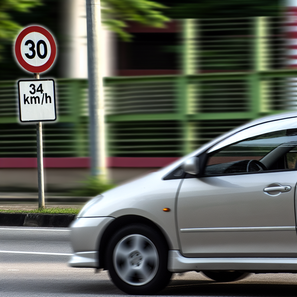 Bußgeld 30 km/h Zone