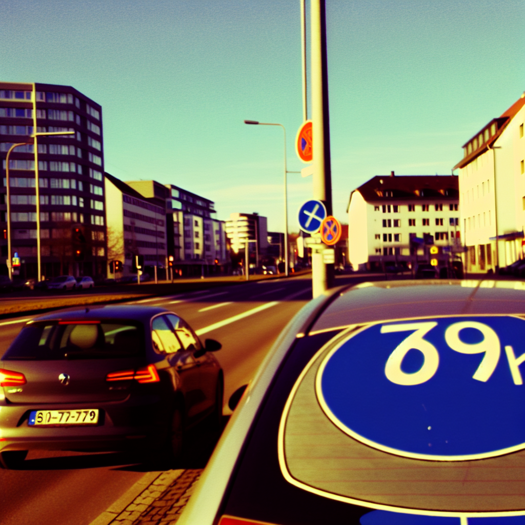 Bußgeld 50 km/h Zone