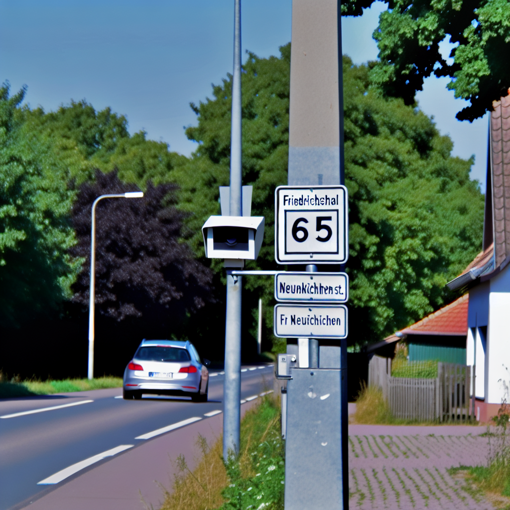 Messstelle Friedrichsthal, L 125, Neunkirchen Str. . Hausnummer 69, FR Neunkirchen