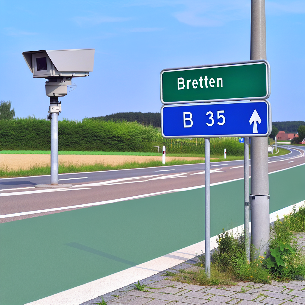 Messstelle Stadt Bretten, B35, Stuttgart