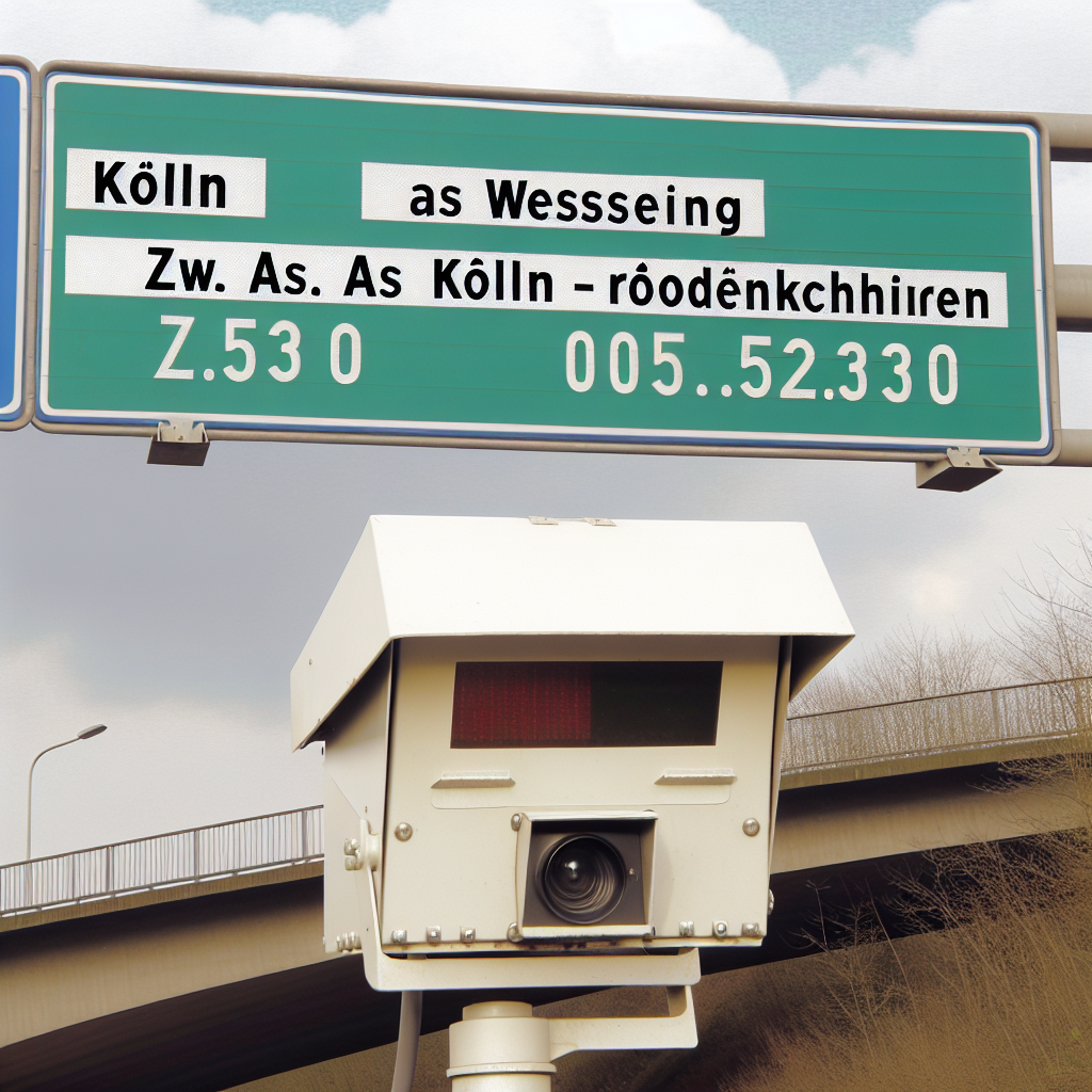 Messstelle Köln, A555, km 005.230 , zw. AS Wesseling u. AS Köln - Rodenkirchen