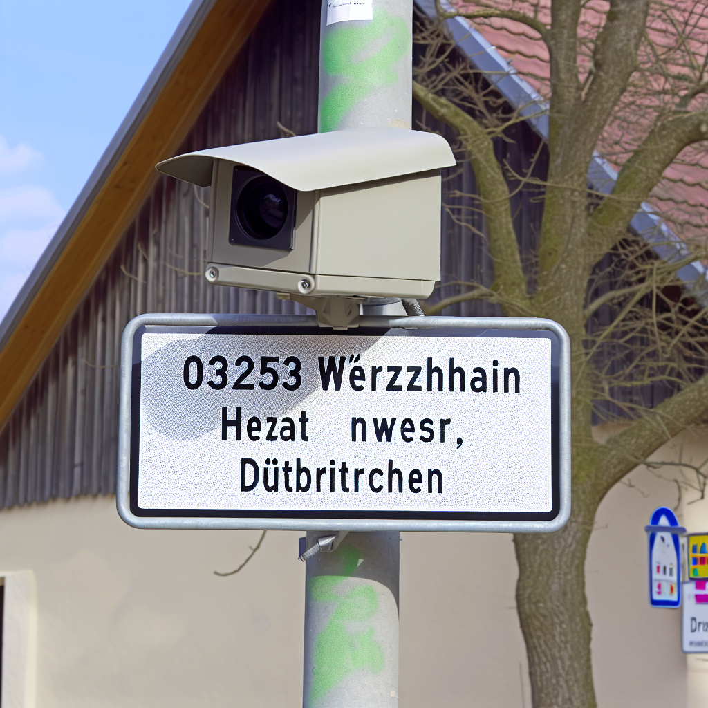 Messstelle 03253 Werenzhain, Hauptstr., Höhe Kindertagesstätte, Rtg. Dübrichen