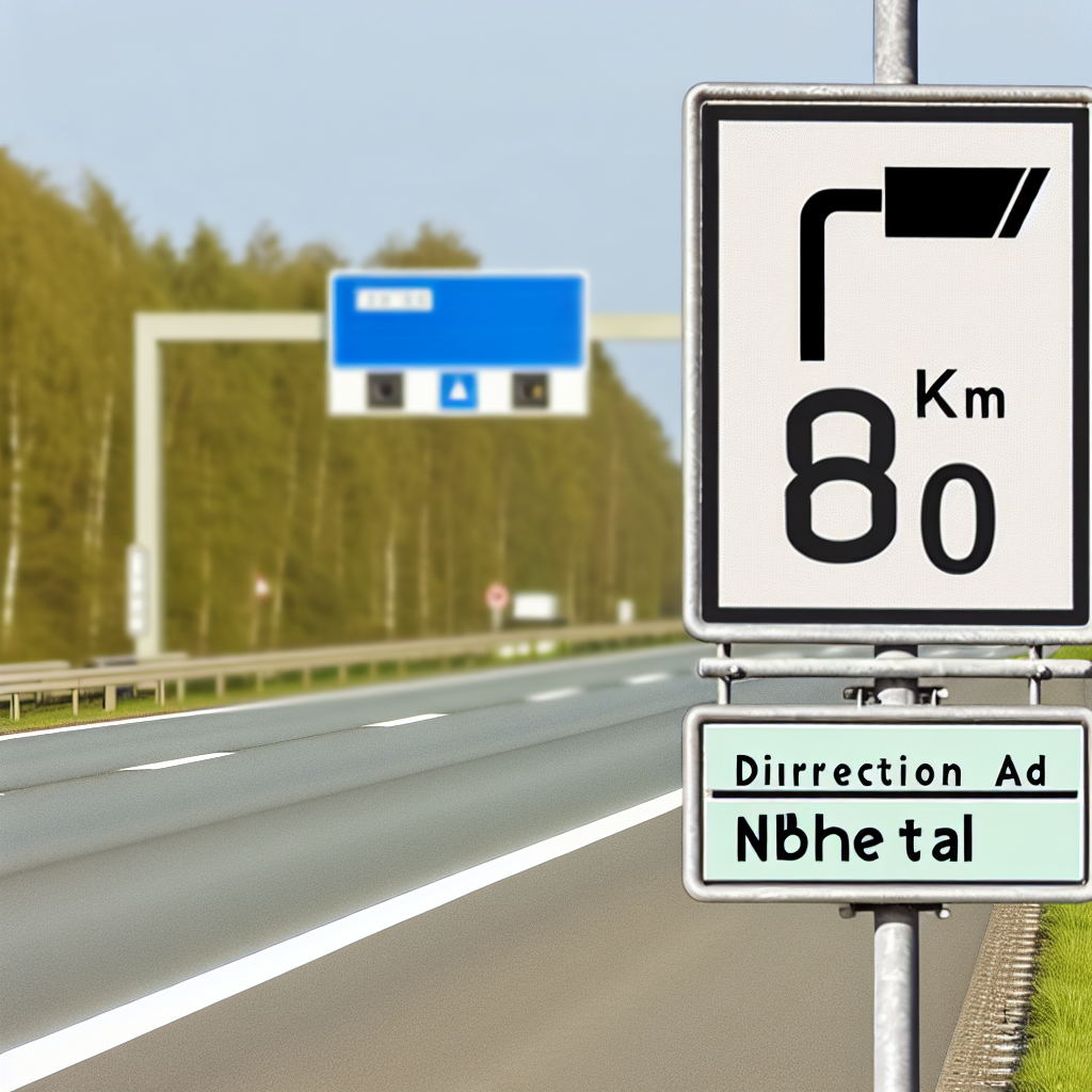 Messstelle BAB 10, km 84, in Richtung AD Nuthetal