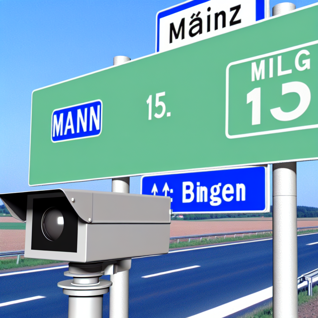 Messstelle Mainz, Gem. Mainz, A 60, Höhe km 15.1, FR: Bingen