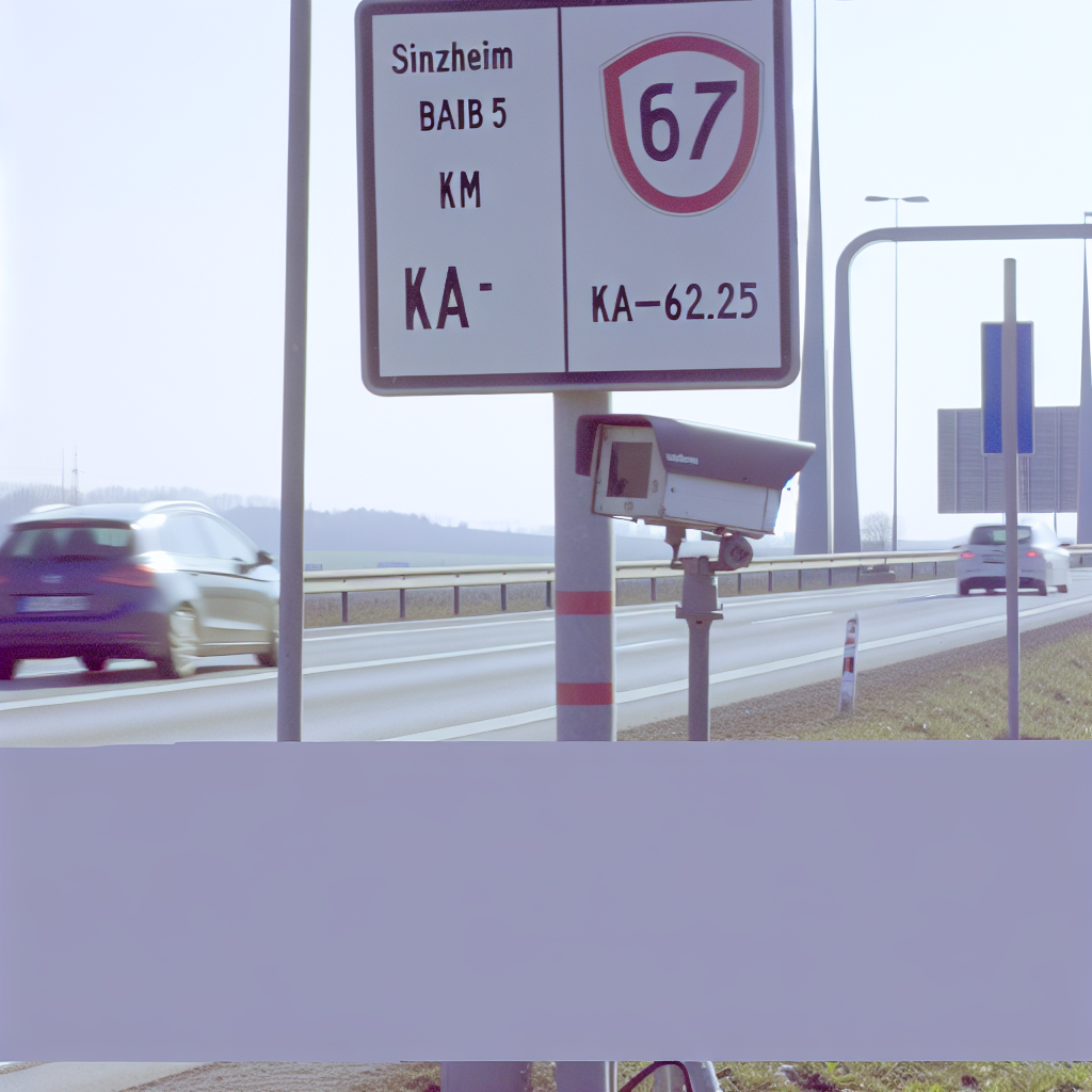 Messstelle Sinzheim, BAB 5, km 662.25, Fahrtrichtung KA-BA