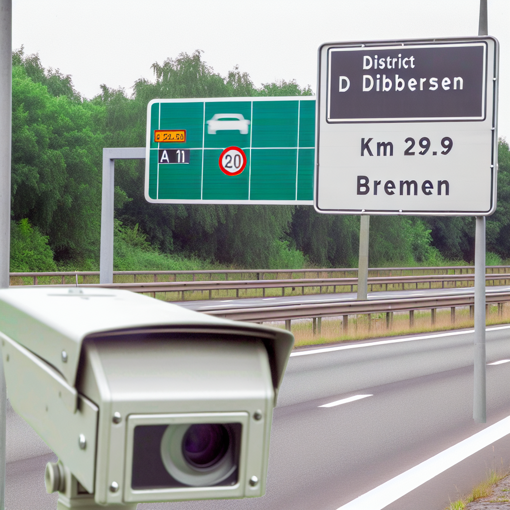 Messstelle Gemarkung Dibbersen, A 1, km 29.9, Richtung Bremen