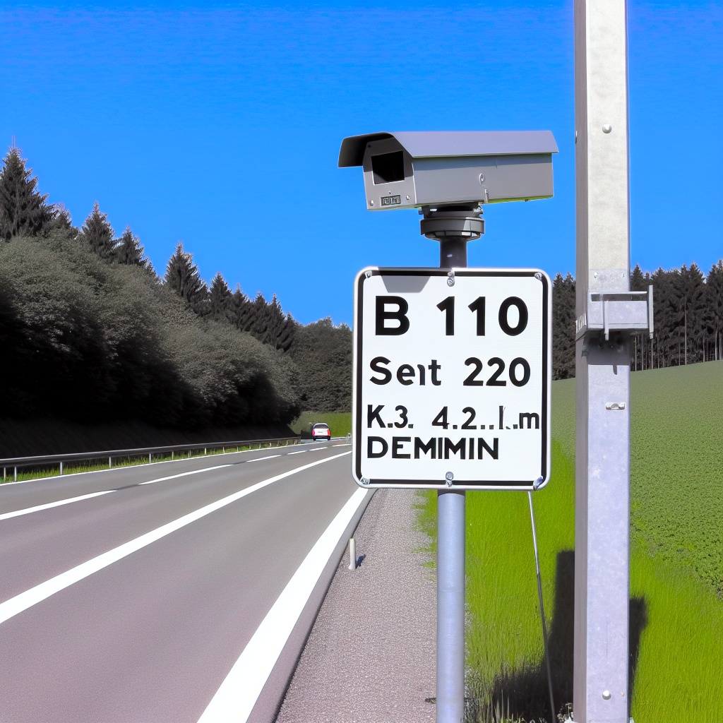 Messstelle B 110, Deven, Abs. 220, km 3.2 RI. Demmin