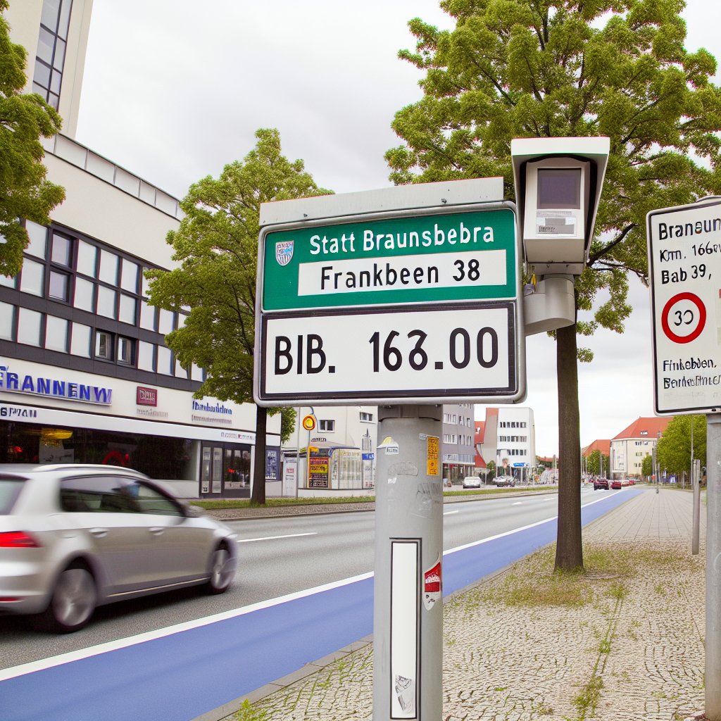 Messstelle Braunsbedra,Stadt Braunsbedra, Frankleben, BAB 38, Km 167.000 Ri. Leipzig